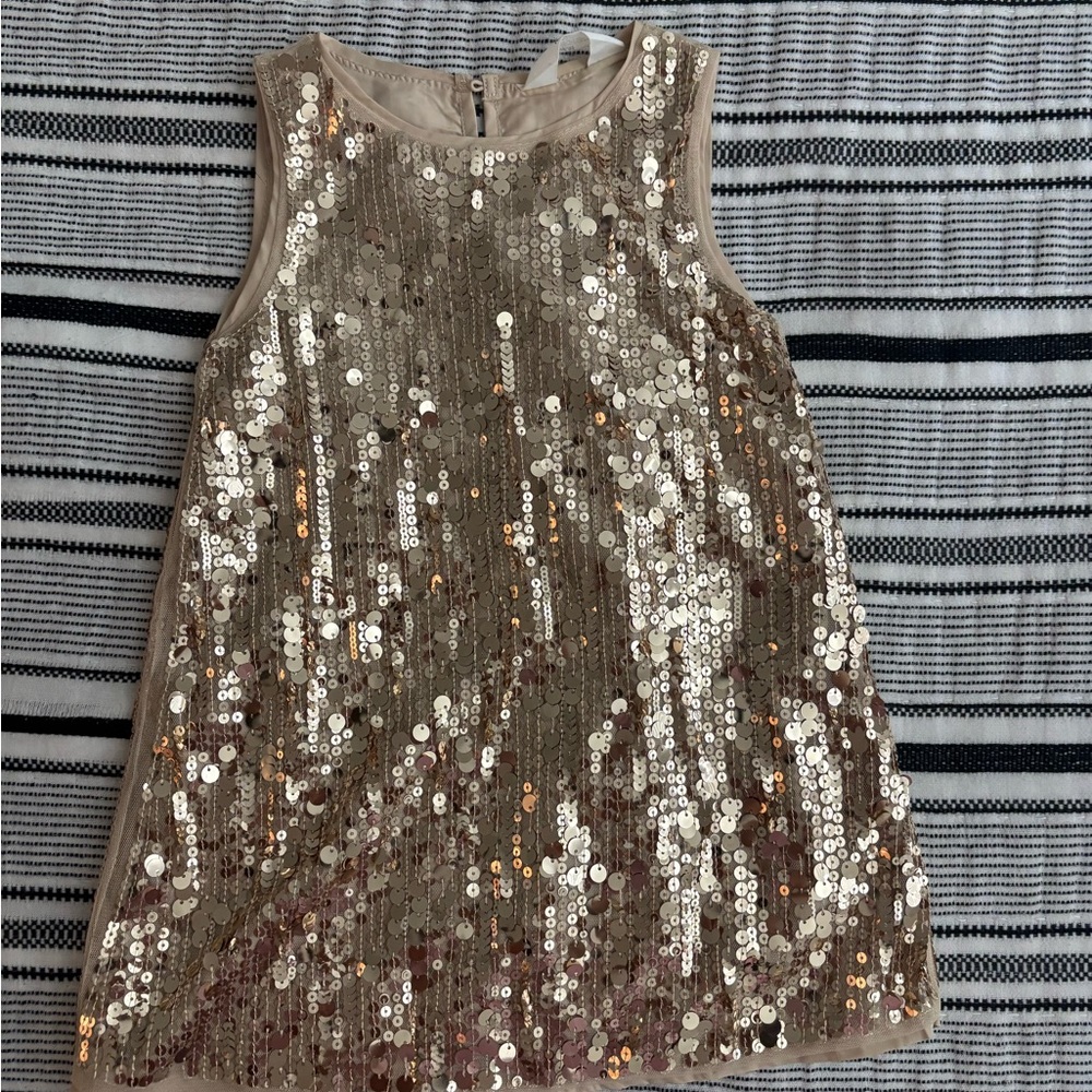 H&M Gold Sequin Dress